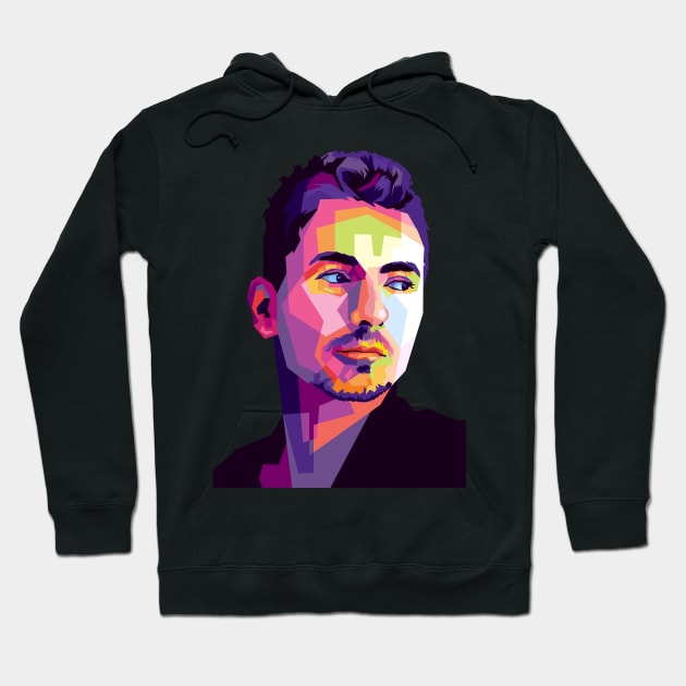 Jorge lorenzo pop art Hoodie by Danwpap2